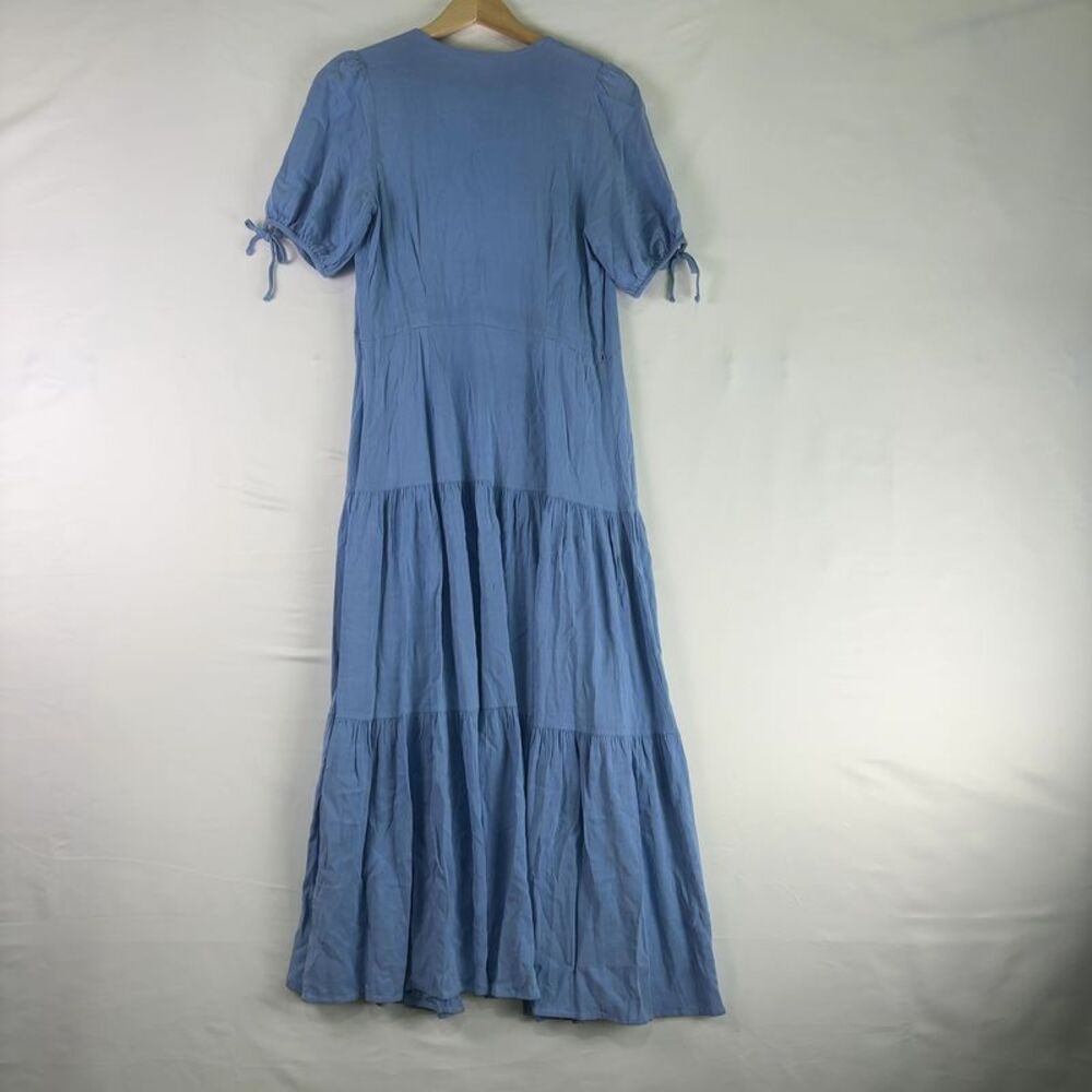 Christy Dawn Blue Wrap Dress - Picture 13 of 14